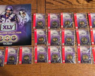 Minnesota Vikings XLV Medallion Collection, Star Tribune, 1961-2005 Anniversary Season