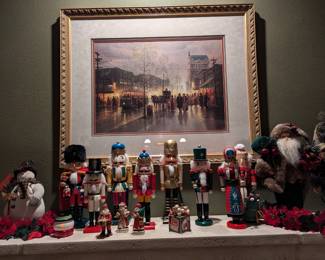 G Harvery, Nutcrackers, Santa, Snowman