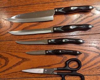 Cutco knife, scissors 