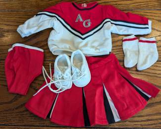 American Girl cheerleader outfit