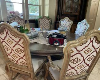 DINING TABLE AND CHAIRS