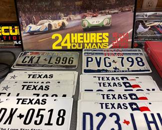 VINTAGE LICENSE PLATES