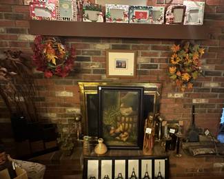 Wooden Jamaican Statue; Wall Art Decor; Pottery Vases; Christmas Frames; Brass Log Basket