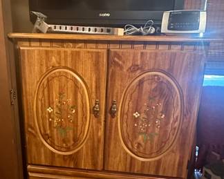 Armoire; Sanyo 31.5 in HDTV LCD TV