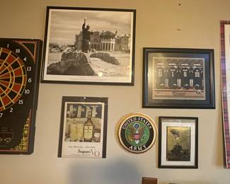 Electronic Dart Board; Wall Art