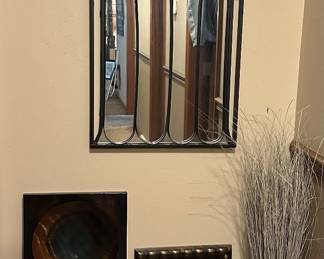 Wall Mirror; Wall Decor; Tall Decorative Vase