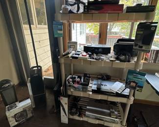 Toshiba Air Purifier; Ceramic Tower Heater; Samsung Sound Bar and Speaker; RCA Ultra Thin Antenna; Sony DVD Upscaling Player DVP-SR510H; Magnavox DVD Player; Bose Wave Radio/CD AWRCIG; Mustek Portable DVD Player MP72; Sony Walkman SRF-M35 & SRF-M37W; Garmin Nuvi 1350LMT; Mini Casio TiStn LCD Color TV Portable TV-980; Digital Photo Album Keychain;GE Indoor Pro Flat Panle HD Antenna; Vizio Blu-Ray Player; Emerson DVD/VHS Player EWD2203; Beta Brite Light