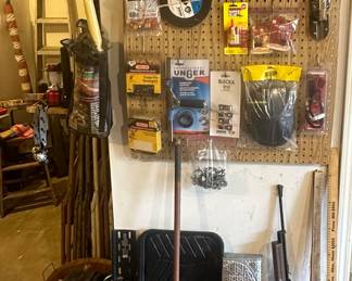 Yard Sticks; 760 Pumpmaster Pellet Gun; Tools