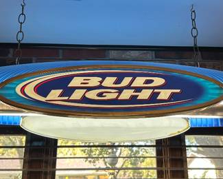 Bud Light Beer Bar/ Pool table Light