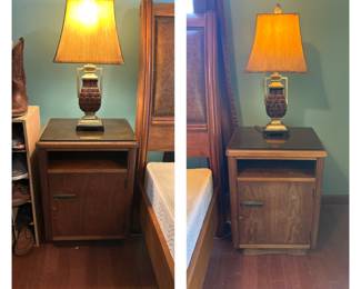 Matching Locking Nightstands; Matching Table Lamps