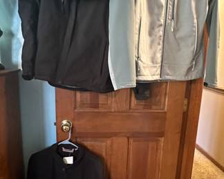 Men's Coats- Venustas Battery Heated Coat Size Large; The North Face Coat Size Medium; Free Country Coat Size Medium