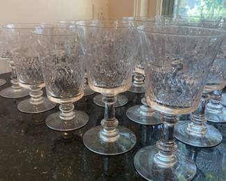 Fostoria Brighton stemware - 3 styles