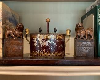 Book ends and egg coddler