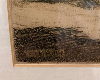 Jean Ch. Millet etching