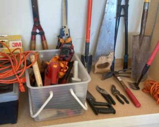 Assortment Of Lawn And Garden Tools And Hand Tools