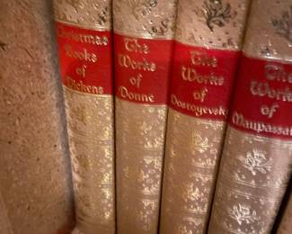Vintage 30 Books At The Works Of Famous Authors By Black