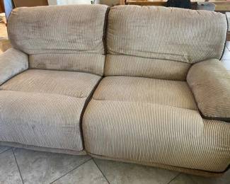 Corduroy Double Reclining Couch