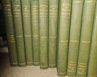 Vintage Book Set By Foriegn Authors