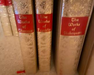 Vintage 27 Book Set Of The Works Of Famous Authors By Black