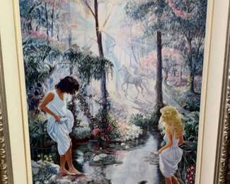 Beautiful Piece Of Art On Canvas