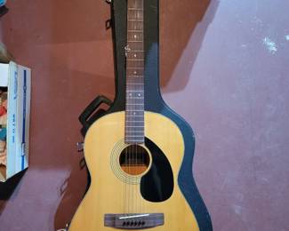 YAMAHA FG-75 VINTAGE DREADNAUGHT ACOUSTIC GUITAR