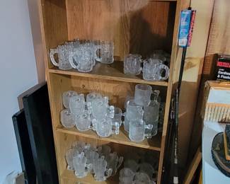 Mcdonalds batman and Flintstones glasses.