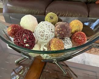 Modern Glass Bowl Decor