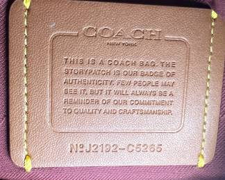 Coach Purse (to be authenticated) 