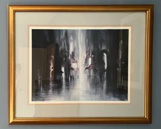 Abstract Cityscape Art Print