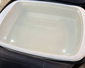 French White Corning Ware Casserole Dish