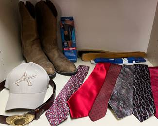 Men's Ties, Cowboy Boots 