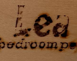 Lea The Bedroom People White Wicker Bedroom: Bed Frame, Dresser, Nightstand, Highboy, Etagere, Elephant