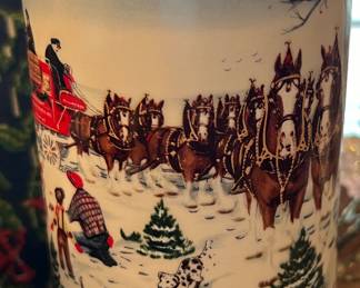 Christmas Decor Budweiser Stein