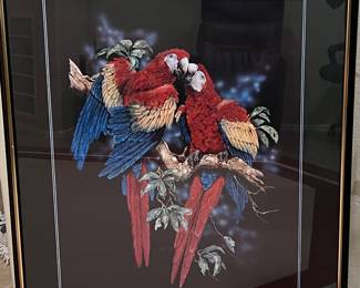 Large Art Paul Margocsy Scarlett Macaws 