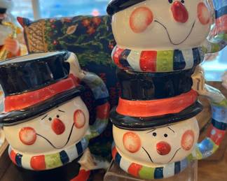 Snowman Mugs