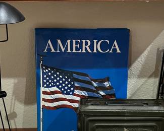 Desk Lamp, Coffee Table Books