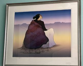 R.C. Gorman "Catalina de Mora #13/224 An Orig Lithograph in 51 Colors 