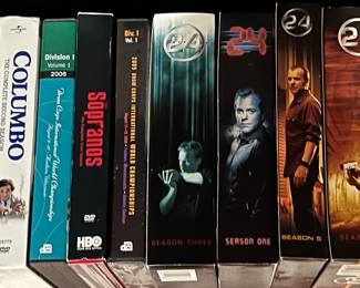 DVDs...Mad Men, Columbo, Sopranos, 24