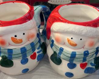Snowman Mugs