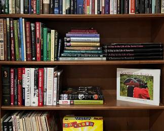 SO many books, CD's and DVD's