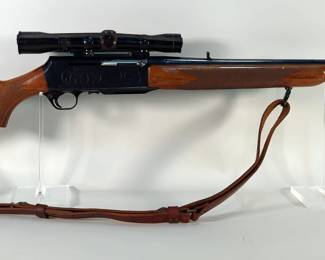 Belgium Browning 30-06 Cal Rifle SN# 53280 M8, Leupold 2x7 Vari-XII SN#247639 And Leather Sling