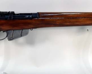 No. 4 Mk1 .303 Bolt Action Rifle SN# 74C2387, Marked 'U.S. Property', Flaming Bomb On Receiver