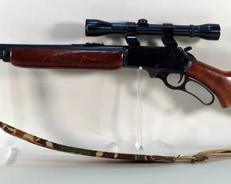Marlin 36G 30-30 Cal Lever Action Rifle SN# AA48662, Weaver K4-C3 Scope, Padded Camo Sling