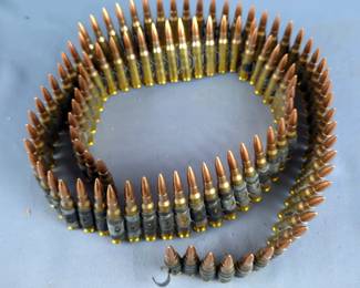 308 Ammo, In Link Chain, Approx 100 Rounds