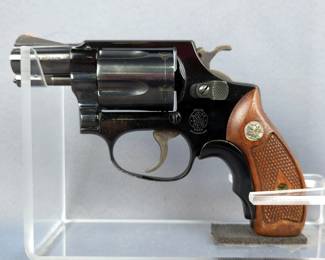 Smith & Wesson Airweight 37 .38 Spl 5-Shot Revolver SN# 533035, , In Leather Holster