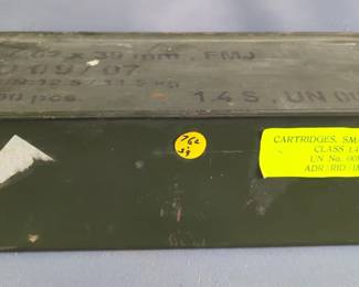 7.62x39mm FMJ Ammo, 700 Round Sealed Ammo Can