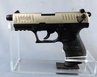 Carl Walther Ulm / Walther Arms P22 .22 LR Pistol SN# WA133758, Includes Original Storage Case