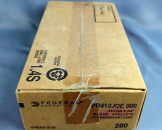 Federal .410 ga Ammo, Approx 200 Rounds