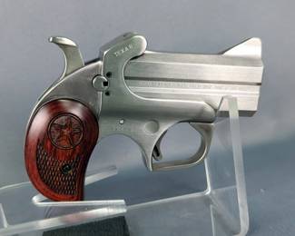 Bond Arms Bond Defender .357 Mag / .38 Spl Over/Under Pistol SN# 130048, Paperwork, With Leather Holster, In Hard Case