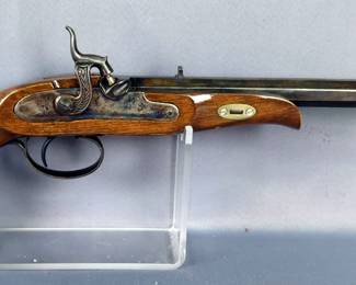 Traditions Pioneer .45 Cal Black Powder Percussion Pistol SN# 14-13-015-151-04, 1:16 Twist, Kit Gun, Balls, Rod, Caps, Patches, Paperwork, And More, Made In Spain, In Display Box